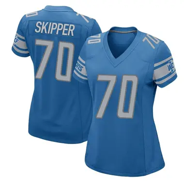 Dan Skipper Women's Game Blue Detroit Lions Team Color Jersey