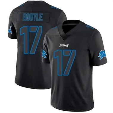 Dicaprio Bootle Men's Limited Black Impact Detroit Lions Jersey