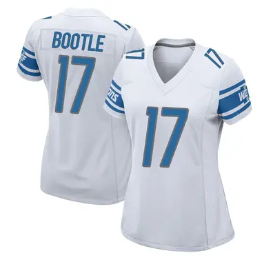 Dicaprio Bootle Women's Game White Detroit Lions Jersey
