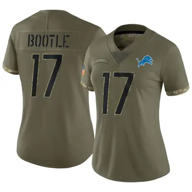 Dicaprio Bootle Women's Limited Olive Detroit Lions 2022 Salute To Service Jersey