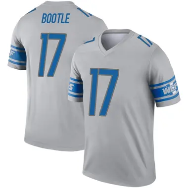 Dicaprio Bootle Youth Legend Gray Detroit Lions Inverted Jersey
