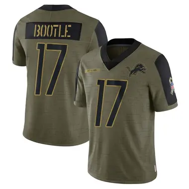 Dicaprio Bootle Youth Limited Olive Detroit Lions 2021 Salute To Service Jersey