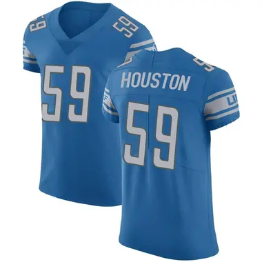 James Houston Men's Elite Blue Detroit Lions Team Color Vapor Untouchable Jersey