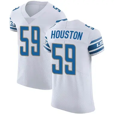 James Houston Men's Elite White Detroit Lions Vapor Untouchable Jersey