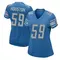 James Houston Women's Game Blue Detroit Lions Team Color Jersey