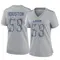 James Houston Women's Game Gray Detroit Lions Atmosphere Fashion Jersey