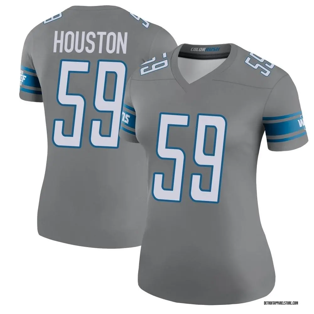 James Houston Women's Legend Detroit Lions Color Rush Steel Jersey