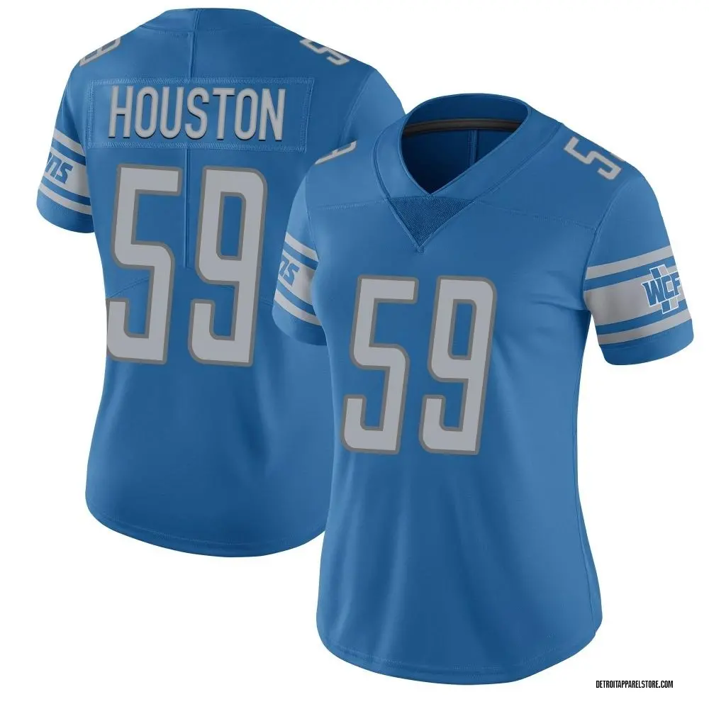James Houston Women's Limited Blue Detroit Lions Team Color Vapor Untouchable Jersey