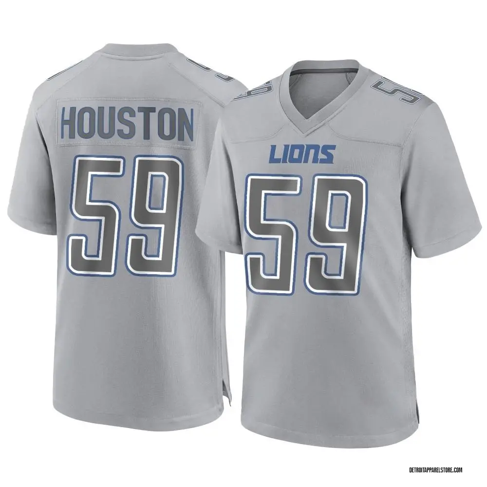 James Houston Youth Game Gray Detroit Lions Atmosphere Fashion Jersey