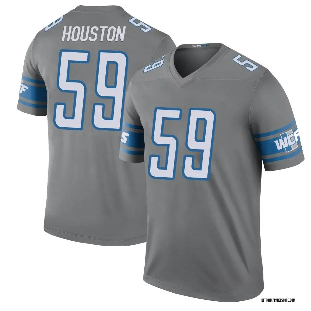 James Houston Youth Legend Detroit Lions Color Rush Steel Jersey