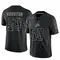 James Houston Youth Limited Black Detroit Lions Reflective Jersey