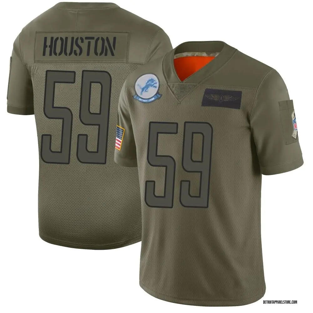 James Houston Youth Limited Camo Detroit Lions 2019 Salute to Service Jersey
